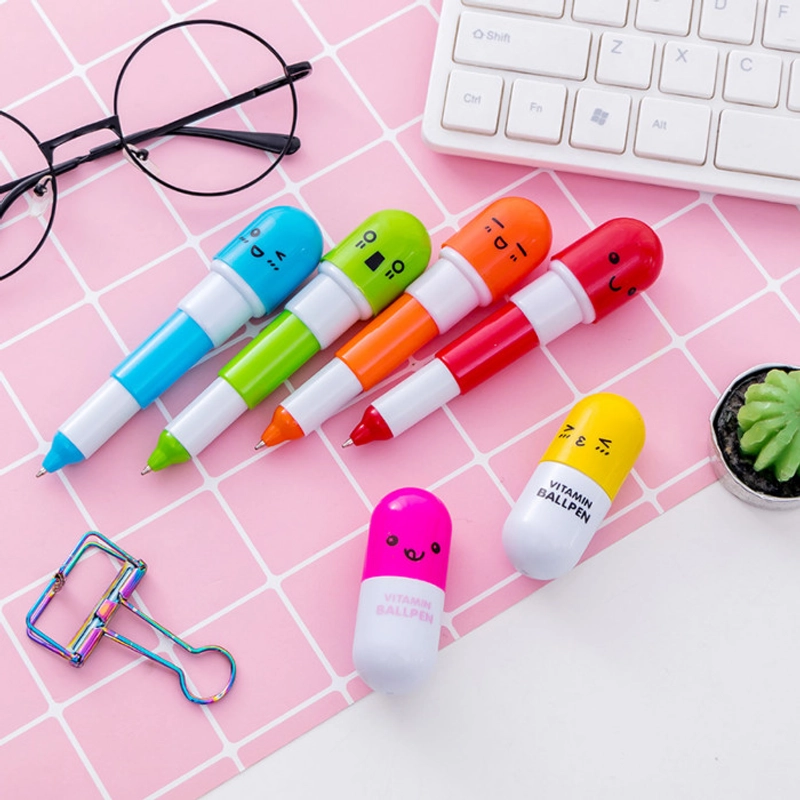 Product image KAHASIL - Pulpen Pena Bolpoin Pens Vitamin Ballpen Unik Mini Kecil Lucu Souvenir KMJ133 all variant all variant